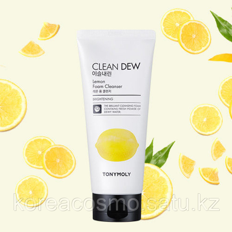 Пенка для умывания Tony Moly Clean Dew Foam Cleanser Lemon, 180 мл