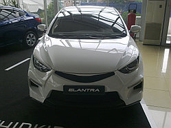 Накладки на фары (реснички) Hyundai Elantra (Avante MD) 2010+