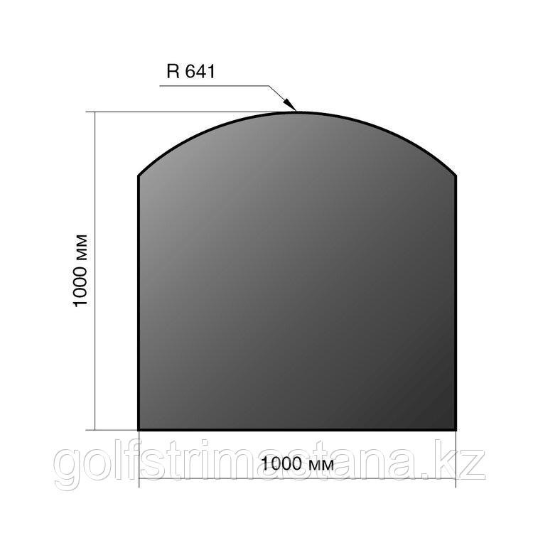 Лист напольный Везувий, 2мм, черный 1000*1000*2 R641 - фото 1 - id-p100767125