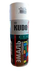 Краска аэрозоль KUDO белая матовая 520мл