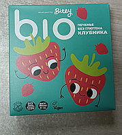 Печенье Bitey bio клубника без глютена 150 г