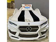 Кровать Машинка 3d с ящиком Romeo M белая
