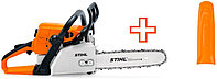 Цепная пила STIHL бензиновая MS 210 шина 40 см,цепь 55зв, кожух