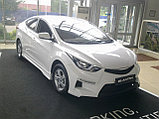 Накладки на пороги Hyundai Elantra (Avante MD) 2010+, фото 2