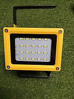 Прожектор светодиодный переносной led 80 W, софит с аккумулятором матрица SMD плитка