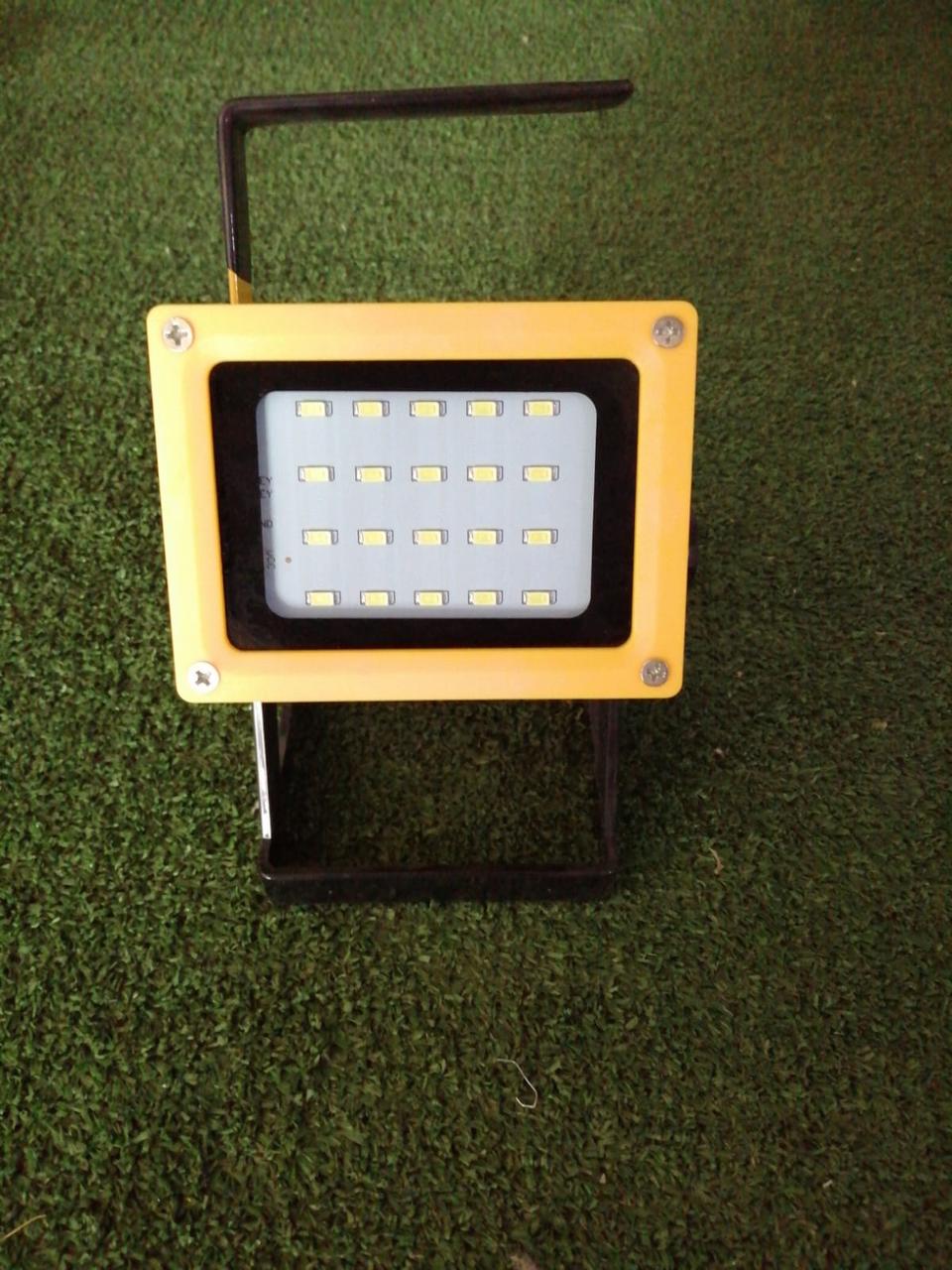 Прожектор светодиодный переносной led 80 W, софит с аккумулятором матрица SMD плитка - фото 5 - id-p100778700