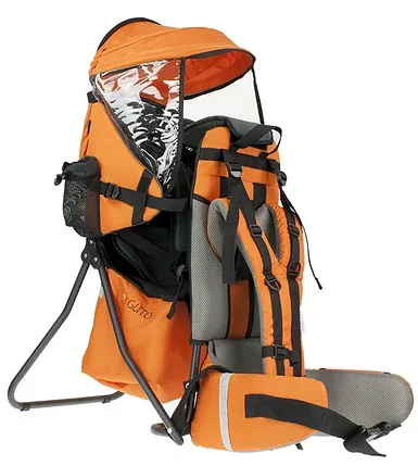 Рюкзак-переноска GUTO, черный-оранжевый, фото 2
