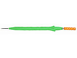 Зонт-трость Lisa полуавтомат 23, ярко-зеленый, фото 2