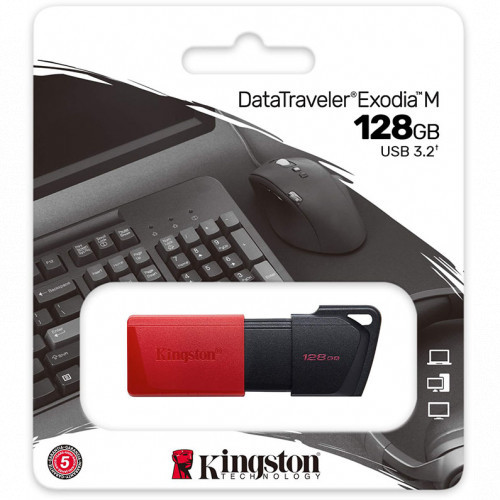 Kingston DataTraveler Exodia M usb флешка (flash) (DTXM/128GB) - фото 3 - id-p100787498