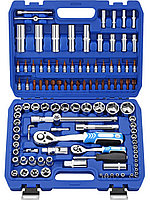 Набор инструментов 108 предметов 1/4" 1/2" трещотка 72 зуба для автомобиля для дома