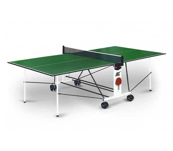 Теннисный стол Start line COMPACT LX с сеткой Green - фото 1 - id-p91511039