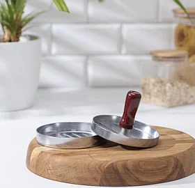 Пресс для бургера «Умелец», d=11 см, алюминий