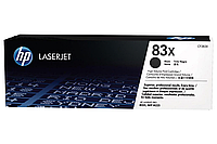 HP CF283X 83X Black Toner Cartridge for LaserJet Pro MFP M225/M201, up to 2200 pages.