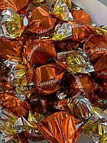 Шоколадные конфеты Марципан с карамельным вкусом ОРАНЖЕВЫЕ 1кг