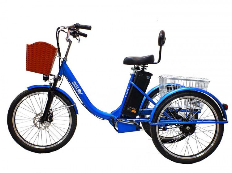 Электровелосипед GreenCamel Трайк-B (R24 500W 48V 15Ah) задний привод - фото 2 - id-p91608103