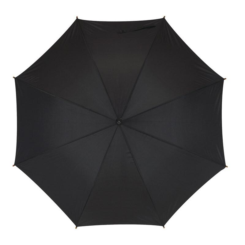 Зонт-трость FLORA ,Чёрный