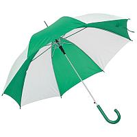 Зонтик- трость DISCO & DANCE ,Белый/Зелёный