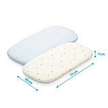 Простынь бамбуковая на резинке для детской коляски и люльки BabyOno, ультрамягкая 2 шт, фото 7