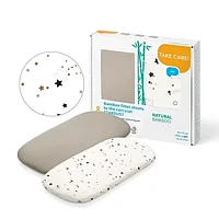 Простынь бамбуковая на резинке для детской коляски и люльки BabyOno, ультрамягкая 2 шт