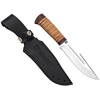 Нож охотничий "Хищник" (сталь 95x18, береста) - Купить в Казахстане