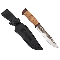 Нож охотничий "Волк" (сталь 95x18, береста) - Купить в Казахстане