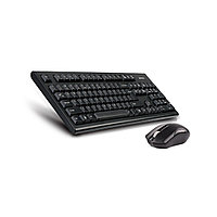 Комплект Клавиатура + Мышь A4Tech 3000N Black