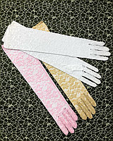 Женские гипюровые перчатки
