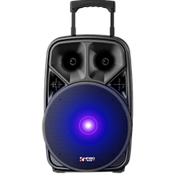 Портативті колонка Караоке-чемодан аудио жүйесі Kimiso QS-1201