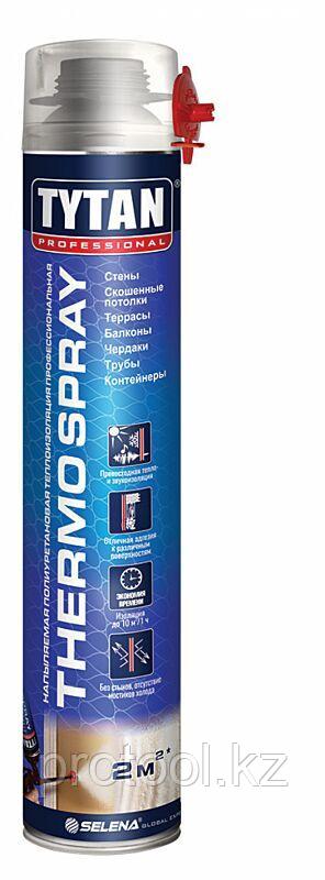 Теплоизоляция TYTAN ПРОФ напыляемая полиуретановая THERMOSPRAY, 870 мл - фото 1 - id-p100821861