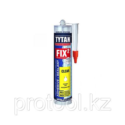 Клей монтажный TYTAN Fix² CLEAR, бесцветный, 290 мл (П), фото 2