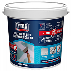 Шпатлевка Tytan Professional для заделки швов ГКЛ 5 кг