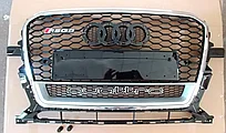 Решетка радиатора Audi Q5 I (8R) 2012-17 стиль RSQ5 (Хром+Quattro)
