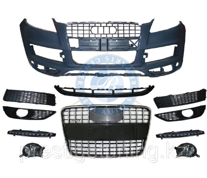 Передний бампер в сборе Audi Q7 (4L) 2009-15 стиль S-Line