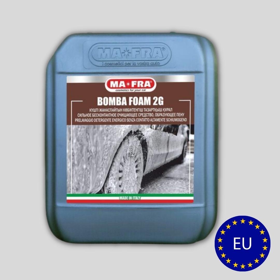 Автошампунь концентрат для бесконтактной мойки автомобиля  BOMBA FOAM 2G 5 литров (5 кг) (MA*FRA Италия)