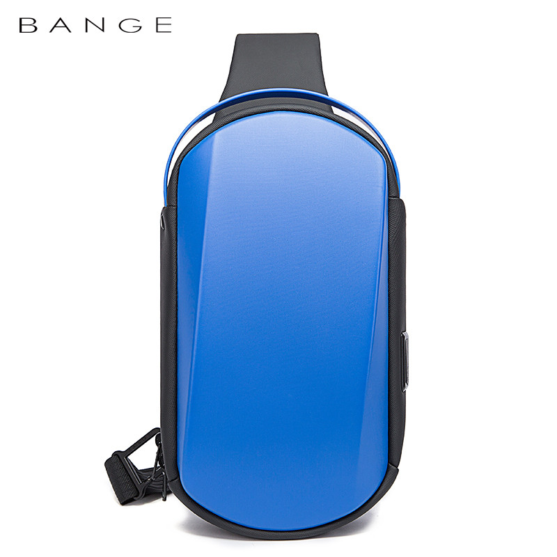 Кросс-буди сумка слинг Bange BG-7256 (синяя) - фото 1 - id-p100824229