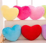 Декоративная подушка сердце "Розовая",  40 см, фото 5