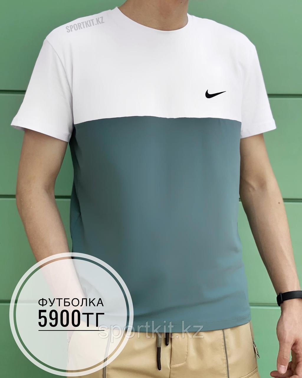 Футболка Nike бел фисташ комбо