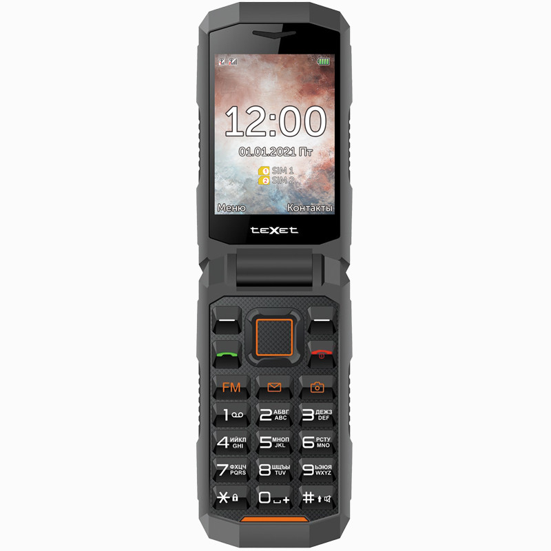 Мобильный телефон Texet TM-D411 черный