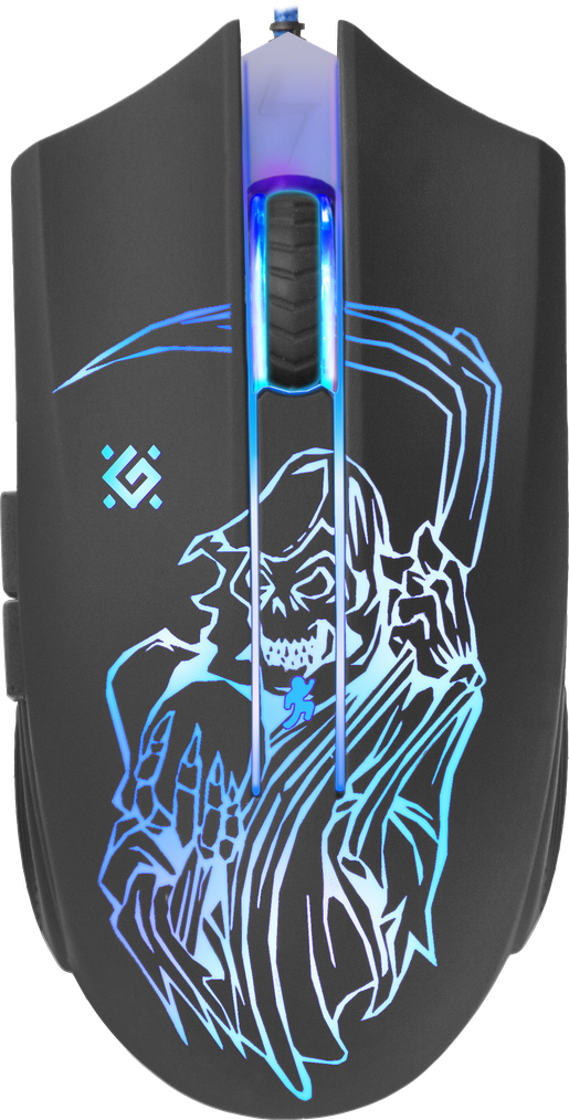 Мышь проводная игровая оптическая Defender Ghost GM-190L (черный) 52190