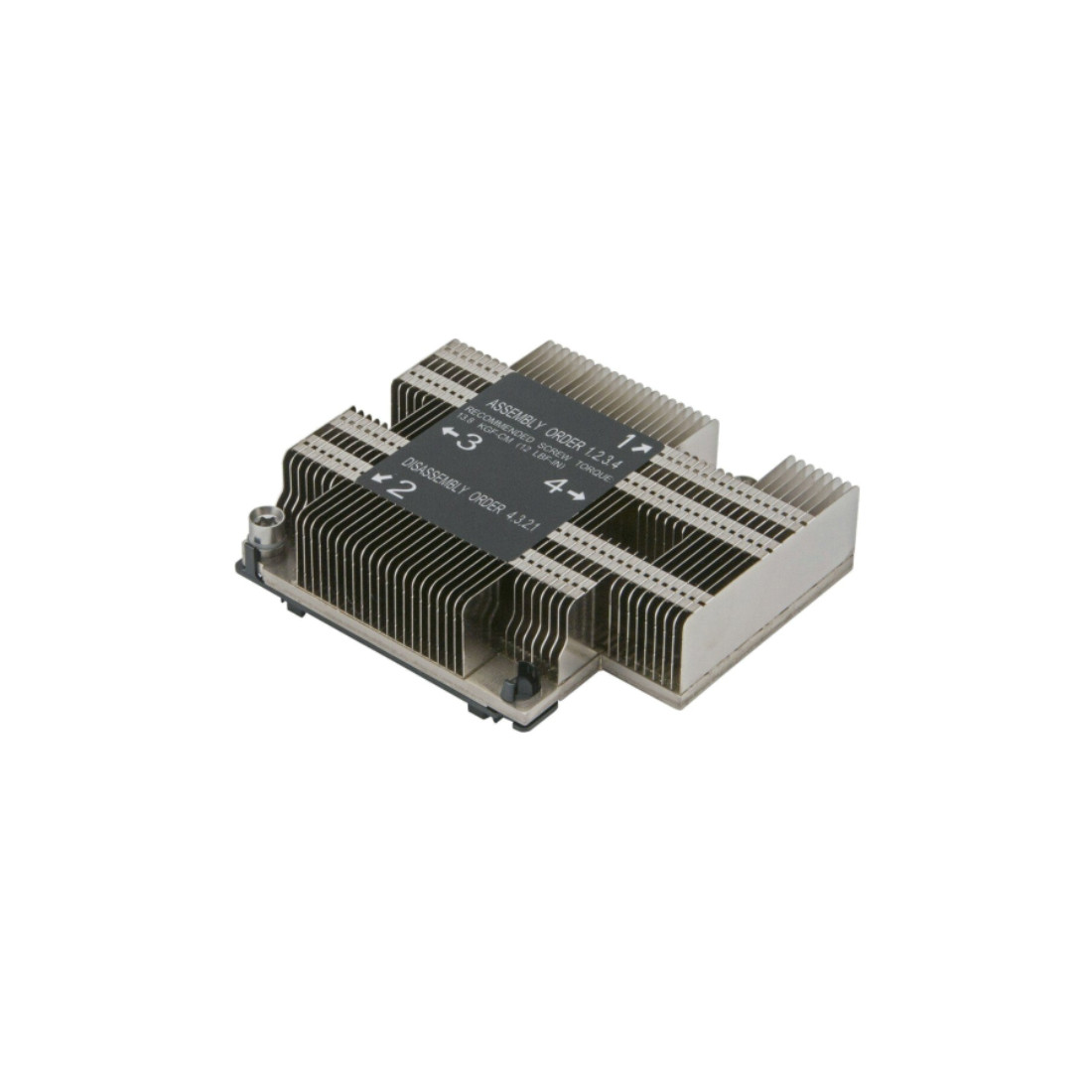 Пассивный CPU Supermicro SNK-P0067PD 1U пассивный радиатор для X11 Purley w/ Square Retention - фото 1 - id-p100826906