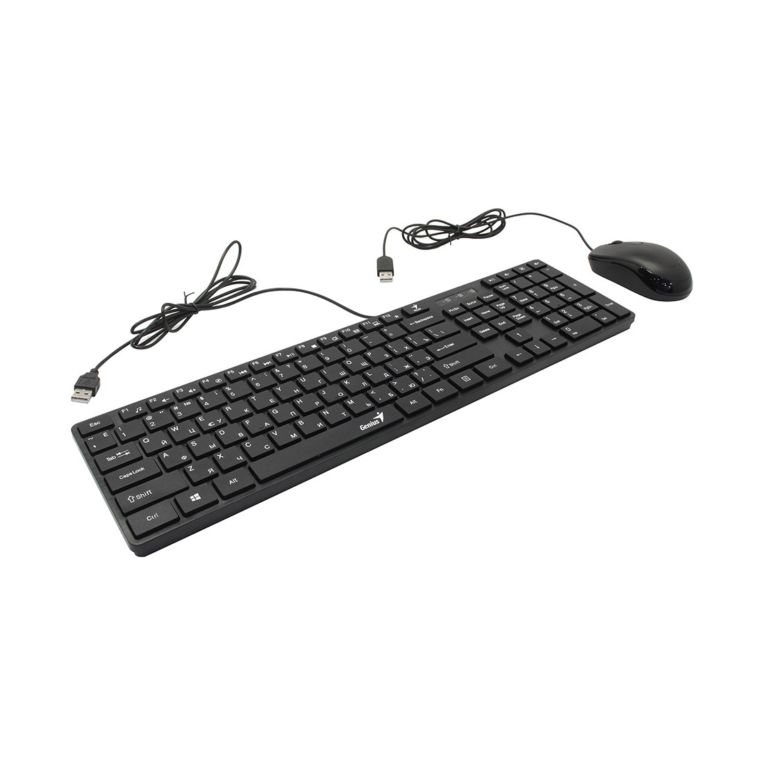 Комплект Клавиатура + Мышь Genius SLIMSTAR C126 Чёрный