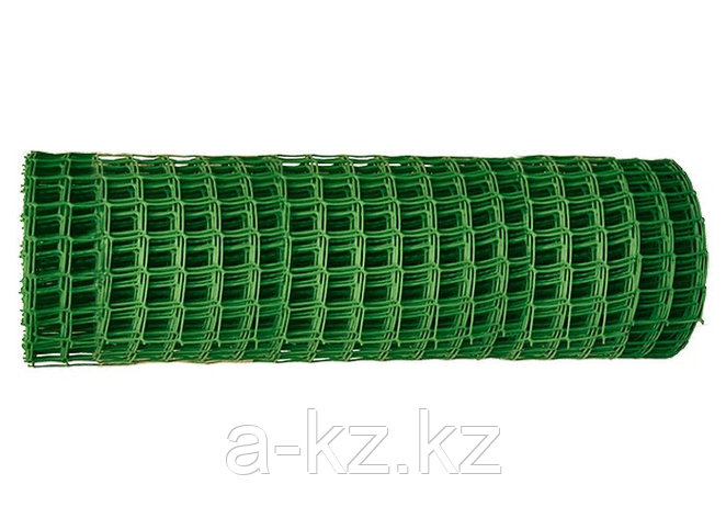 Решетка заборная в рулоне, 1 х 20 м, ячейка 15 х 15 мм, пластиковая, зеленая, Россия Садовая решётка в рулоне, фото 2