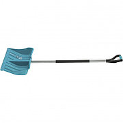 Лопата для уборки снега пластиковая Luxe, 540 х 375 х 1520 мм, стальной черенок, Palisad