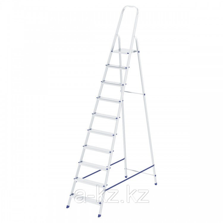 Стремянка, 10 ступеней, алюминиевая, Россия, Сибртех