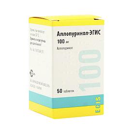 Аллопуринол-Эгис 100 мг №50 таблетки