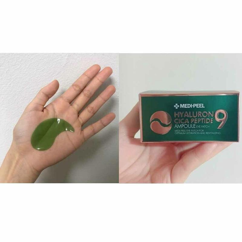 Успокаивающие гидрогелевые патчи с пептидами MEDI-PEEL Hyaluron Cica Peptide 9 Ampoule Eye Patch 60 шт