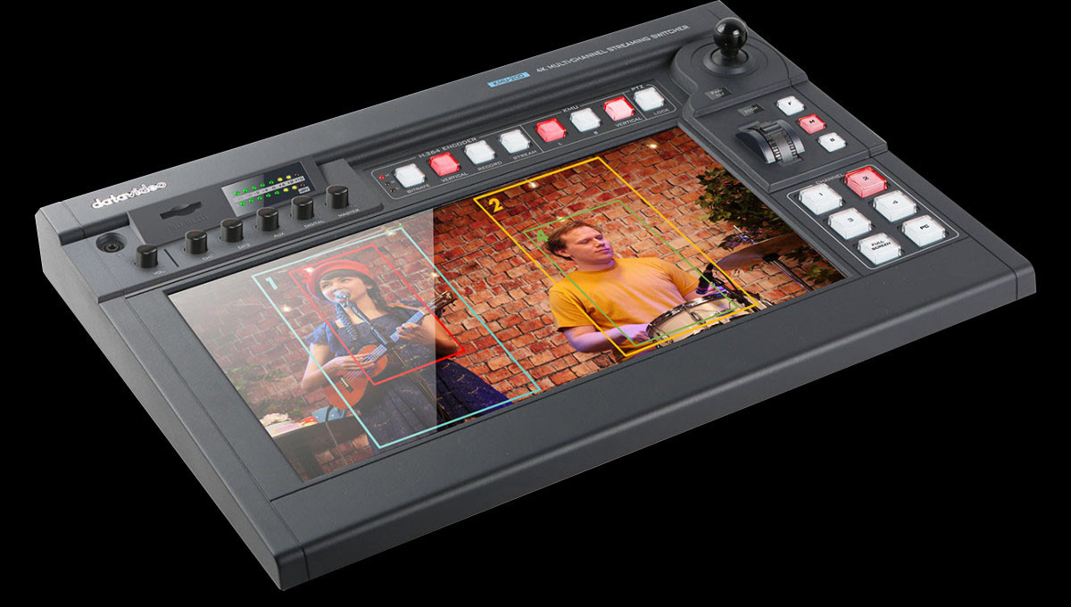 4K Multi-Channel Touch Screen Region of Interest Switcher KMU-200