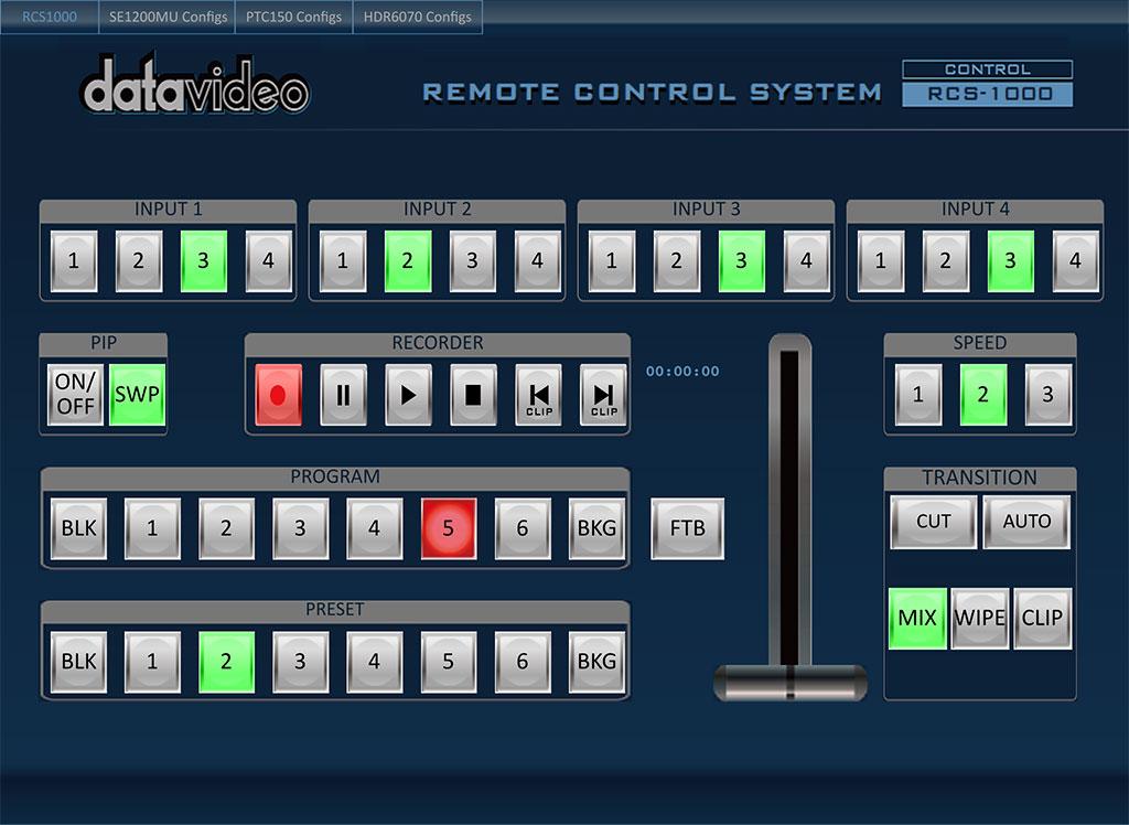 Free iOS/Android Workflow Control Interface for SE-1200MU, PTC-150/150T, and HDR-60/70 RCS-1000