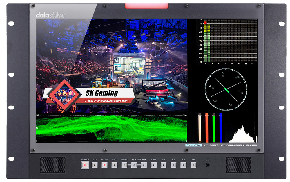 17" ScopeView Production Monitor-Rack Mount TLM-170VR