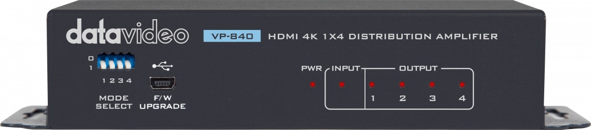 4K HDMI Distribution Amplifier 1x4 VP-840